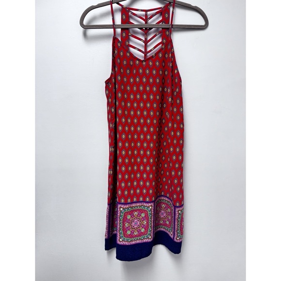 Skies Are Blue Dresses & Skirts - Skies Are Blue Boho Slip Dress In Red Size‎ Small Women's